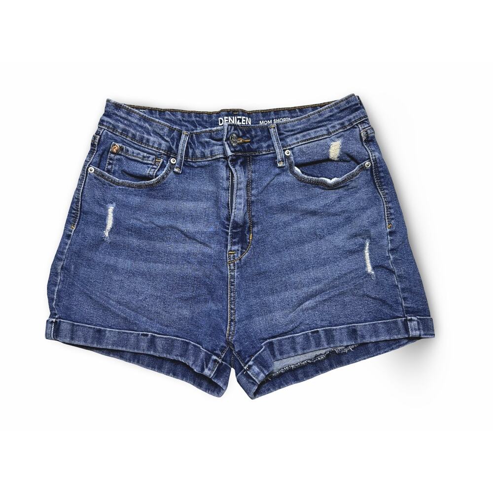 Denzien From Levi High-Rise Rolled Cuff Mom Shorts W29